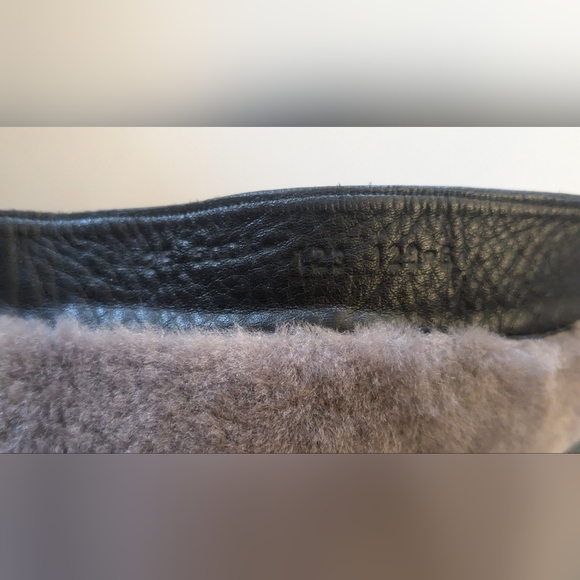 Designer La Pinta Black Winter Genuine Leather Wide Calf Boots Sz 10 - Picture 9 of 13